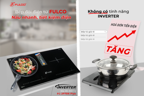 Bếp Từ Đôi FULCO FC-JP759i Plus: Tiết Kiệm Điện - Cao Cấp